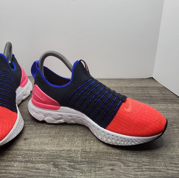 Nike React Phantom Run Flyknit 2 Running Shoes Sneaker Women Size 8 DX2354-001 - Picture 3 of 10